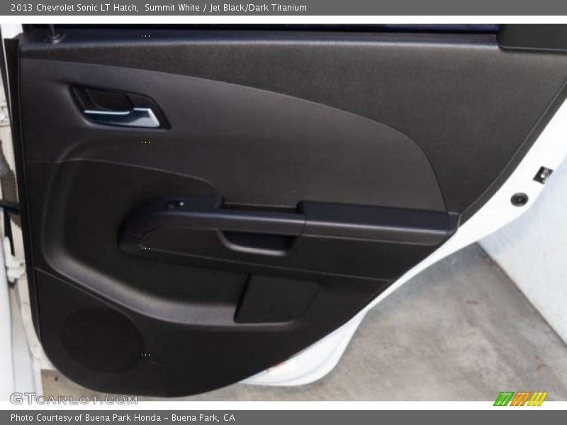 Summit White / Jet Black/Dark Titanium 2013 Chevrolet Sonic LT Hatch