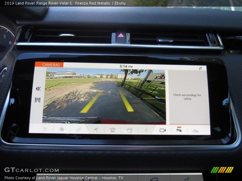 Controls of 2019 Range Rover Velar S