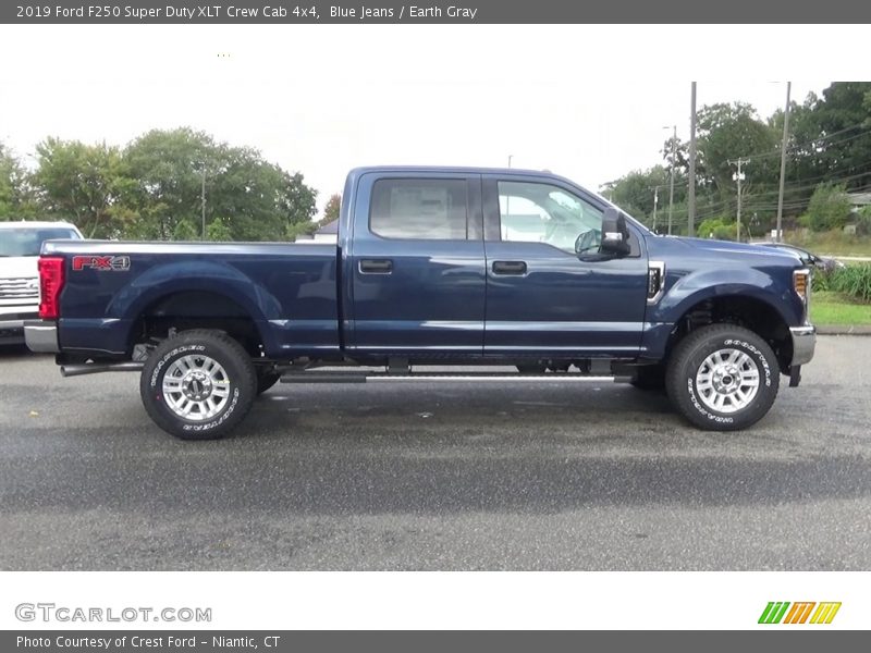  2019 F250 Super Duty XLT Crew Cab 4x4 Blue Jeans