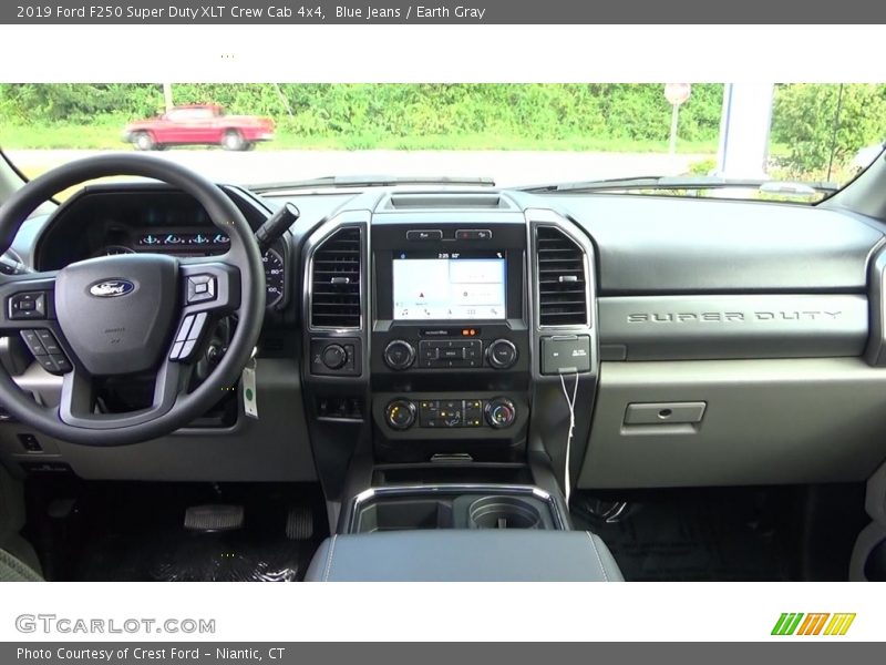 Dashboard of 2019 F250 Super Duty XLT Crew Cab 4x4