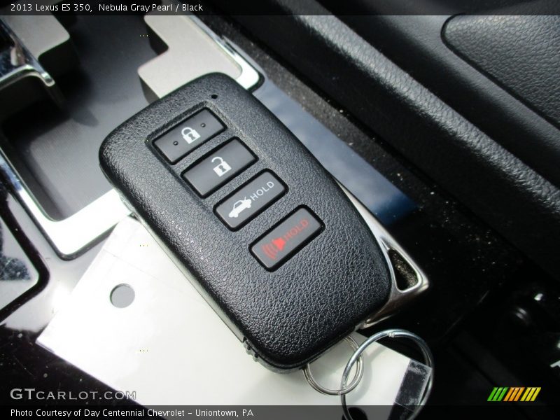 Nebula Gray Pearl / Black 2013 Lexus ES 350