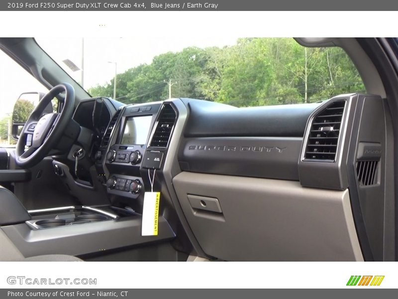 Dashboard of 2019 F250 Super Duty XLT Crew Cab 4x4