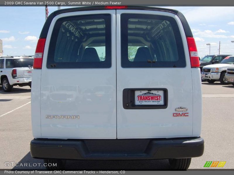 Summit White / Medium Pewter 2009 GMC Savana Van 2500 Cargo
