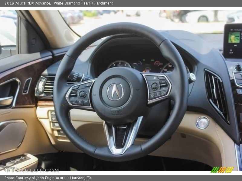 White Diamond Pearl / Parchment 2019 Acura RDX Advance