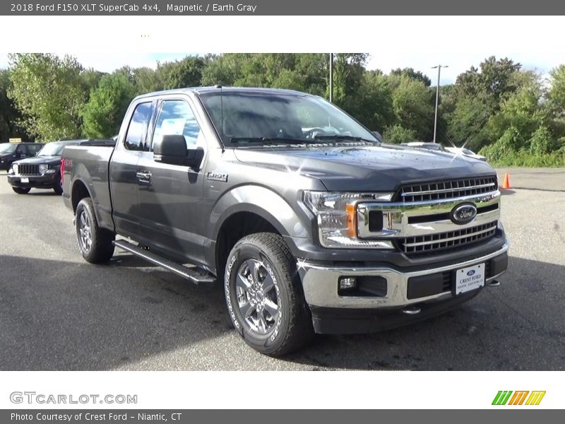 Magnetic / Earth Gray 2018 Ford F150 XLT SuperCab 4x4