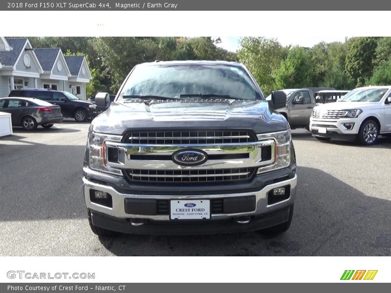 Magnetic / Earth Gray 2018 Ford F150 XLT SuperCab 4x4