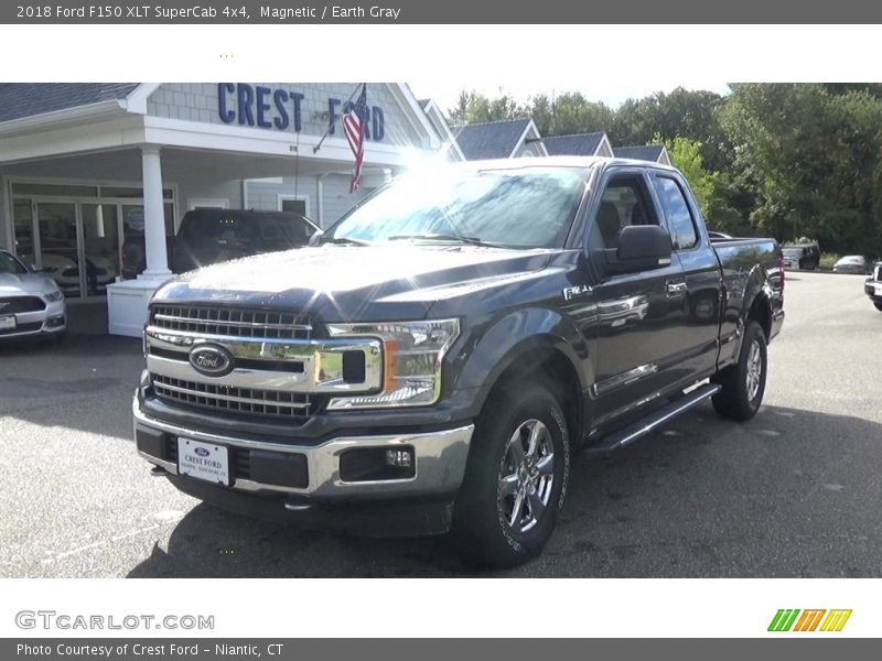 Magnetic / Earth Gray 2018 Ford F150 XLT SuperCab 4x4