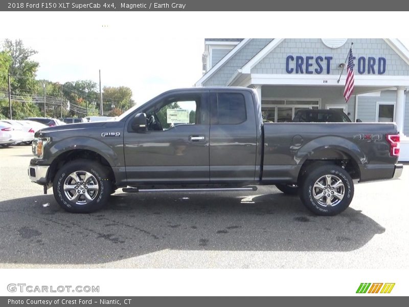 Magnetic / Earth Gray 2018 Ford F150 XLT SuperCab 4x4