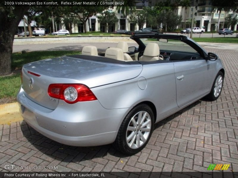 Reflex Silver Metallic / Cornsilk Beige 2009 Volkswagen Eos Komfort