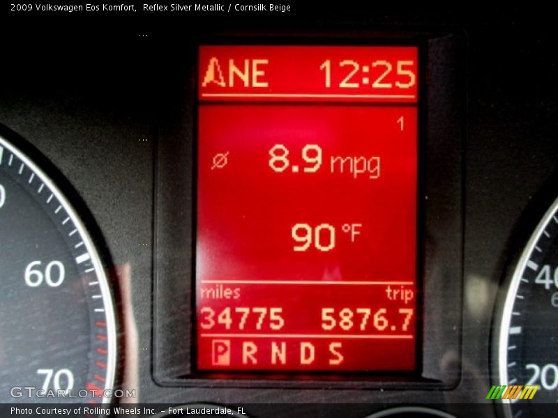 Reflex Silver Metallic / Cornsilk Beige 2009 Volkswagen Eos Komfort