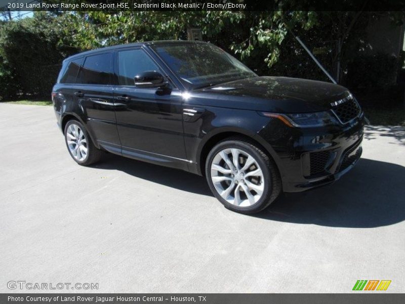 Santorini Black Metallic / Ebony/Ebony 2019 Land Rover Range Rover Sport HSE