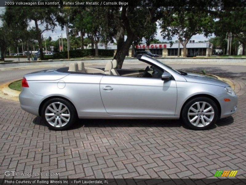 Reflex Silver Metallic / Cornsilk Beige 2009 Volkswagen Eos Komfort