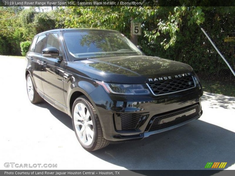 Santorini Black Metallic / Ebony/Ebony 2019 Land Rover Range Rover Sport HSE