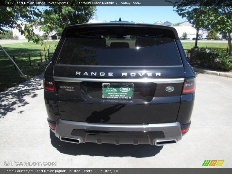Santorini Black Metallic / Ebony/Ebony 2019 Land Rover Range Rover Sport HSE