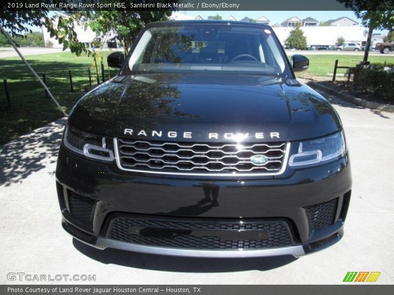 Santorini Black Metallic / Ebony/Ebony 2019 Land Rover Range Rover Sport HSE