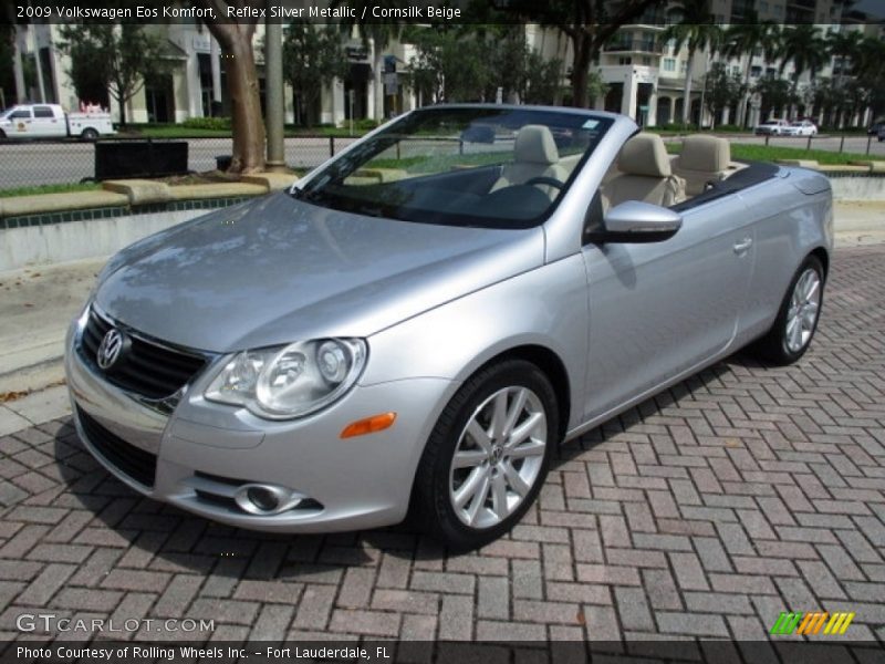Reflex Silver Metallic / Cornsilk Beige 2009 Volkswagen Eos Komfort