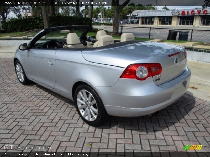 Reflex Silver Metallic / Cornsilk Beige 2009 Volkswagen Eos Komfort