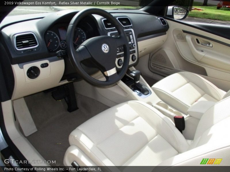 Reflex Silver Metallic / Cornsilk Beige 2009 Volkswagen Eos Komfort