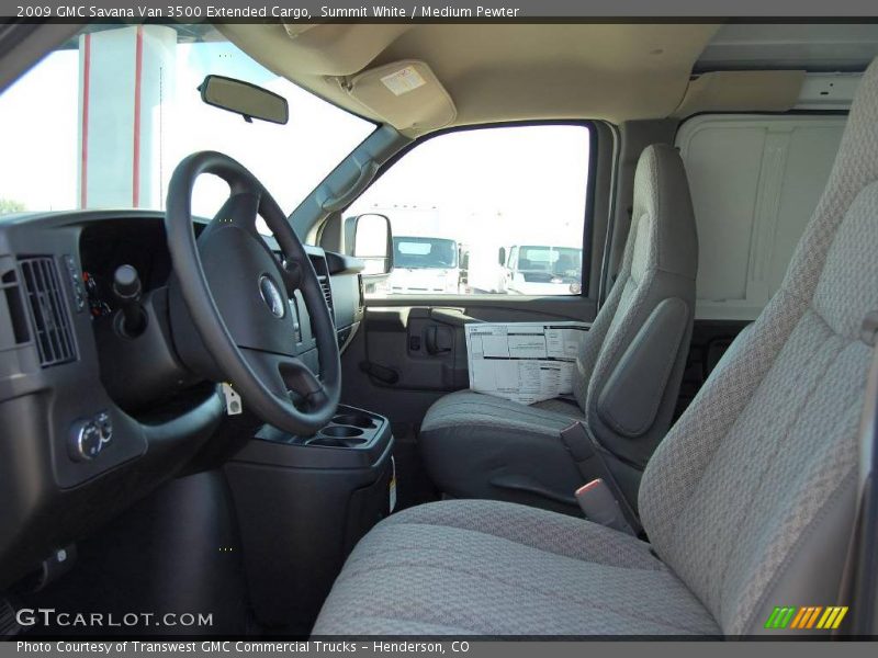Summit White / Medium Pewter 2009 GMC Savana Van 3500 Extended Cargo