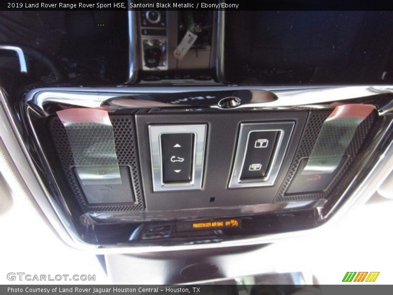 Controls of 2019 Range Rover Sport HSE