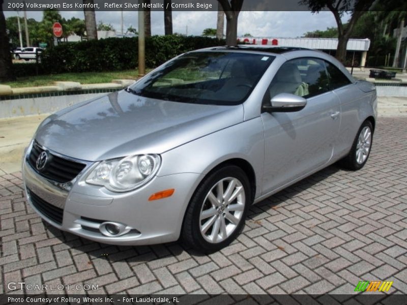 Reflex Silver Metallic / Cornsilk Beige 2009 Volkswagen Eos Komfort
