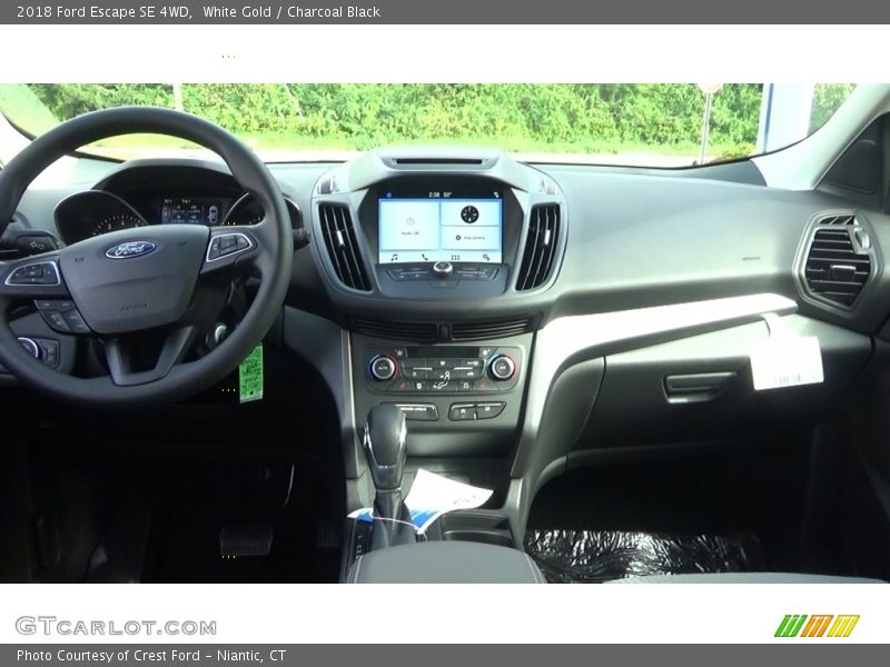 White Gold / Charcoal Black 2018 Ford Escape SE 4WD