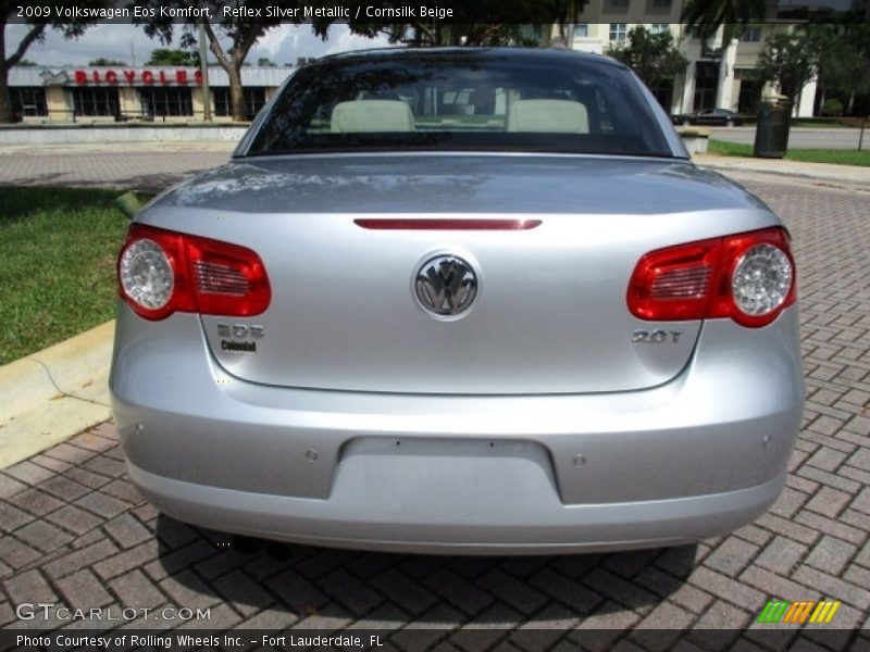 Reflex Silver Metallic / Cornsilk Beige 2009 Volkswagen Eos Komfort