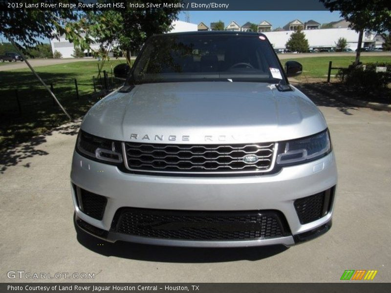 Indus Silver Metallic / Ebony/Ebony 2019 Land Rover Range Rover Sport HSE