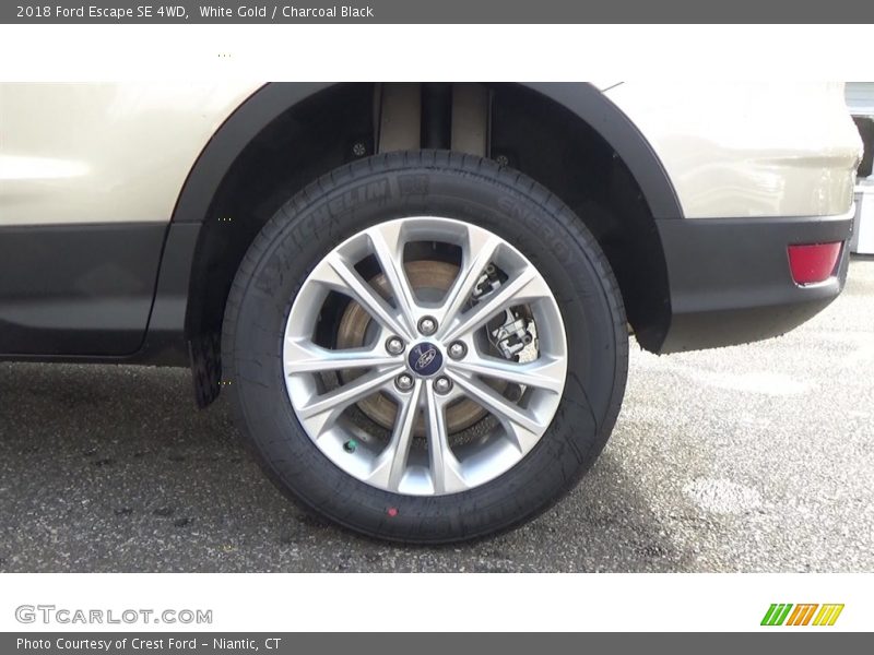 White Gold / Charcoal Black 2018 Ford Escape SE 4WD