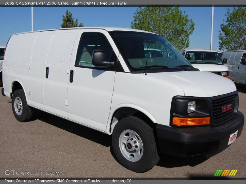 Summit White / Medium Pewter 2009 GMC Savana Van 2500 Cargo