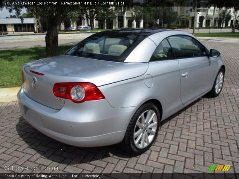 Reflex Silver Metallic / Cornsilk Beige 2009 Volkswagen Eos Komfort