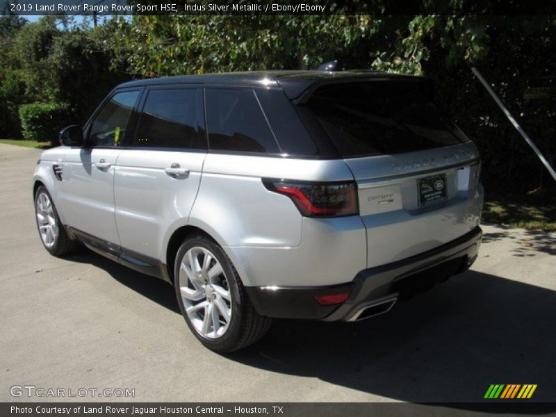 Indus Silver Metallic / Ebony/Ebony 2019 Land Rover Range Rover Sport HSE