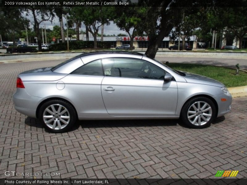 Reflex Silver Metallic / Cornsilk Beige 2009 Volkswagen Eos Komfort