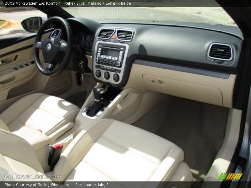 Reflex Silver Metallic / Cornsilk Beige 2009 Volkswagen Eos Komfort
