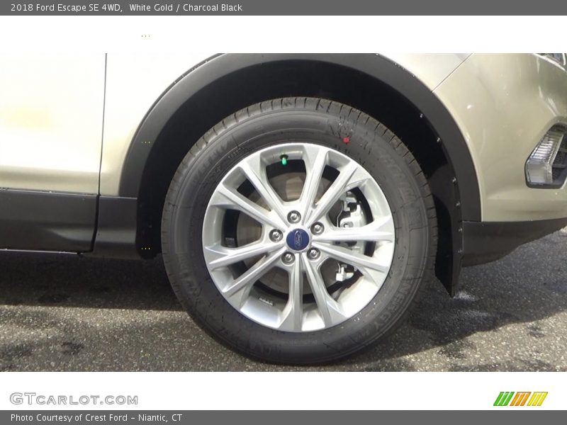 White Gold / Charcoal Black 2018 Ford Escape SE 4WD