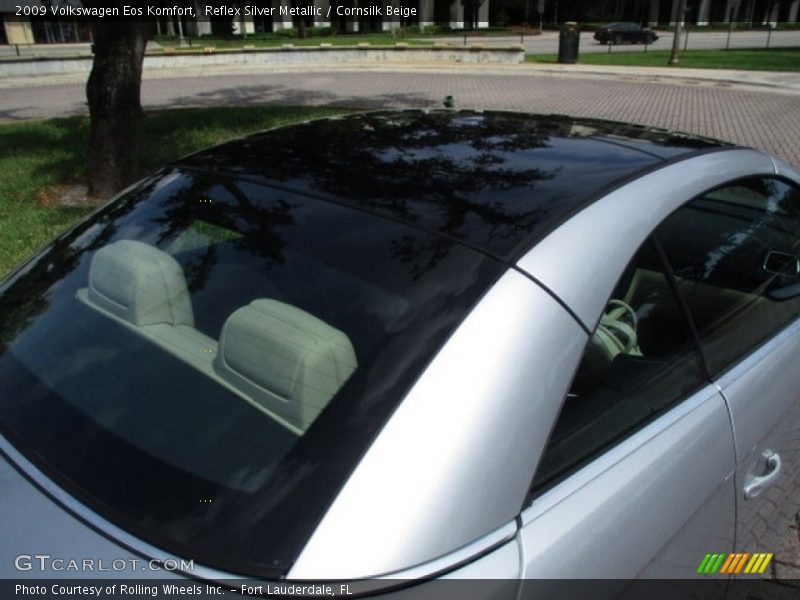 Reflex Silver Metallic / Cornsilk Beige 2009 Volkswagen Eos Komfort