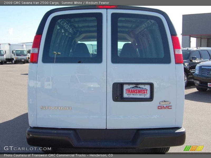 Summit White / Medium Pewter 2009 GMC Savana Van 2500 Cargo