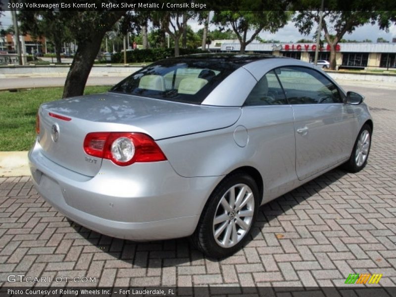 Reflex Silver Metallic / Cornsilk Beige 2009 Volkswagen Eos Komfort