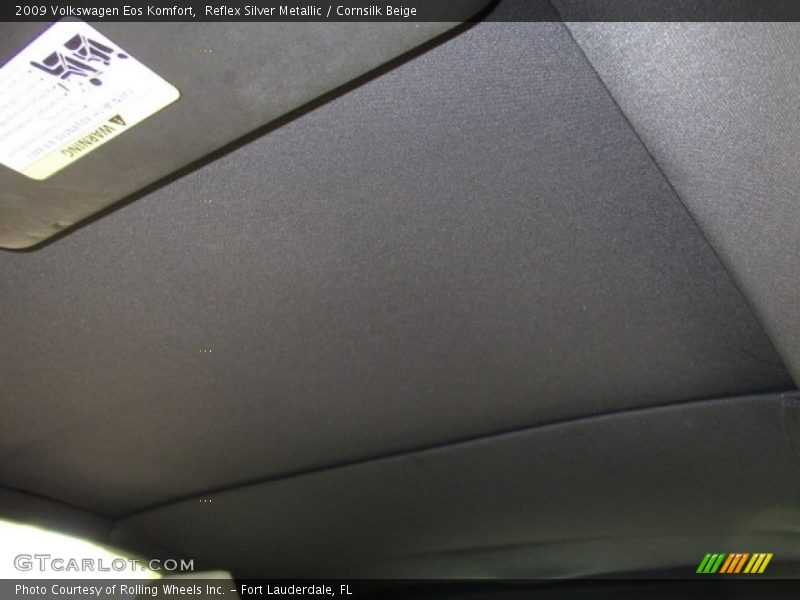 Reflex Silver Metallic / Cornsilk Beige 2009 Volkswagen Eos Komfort