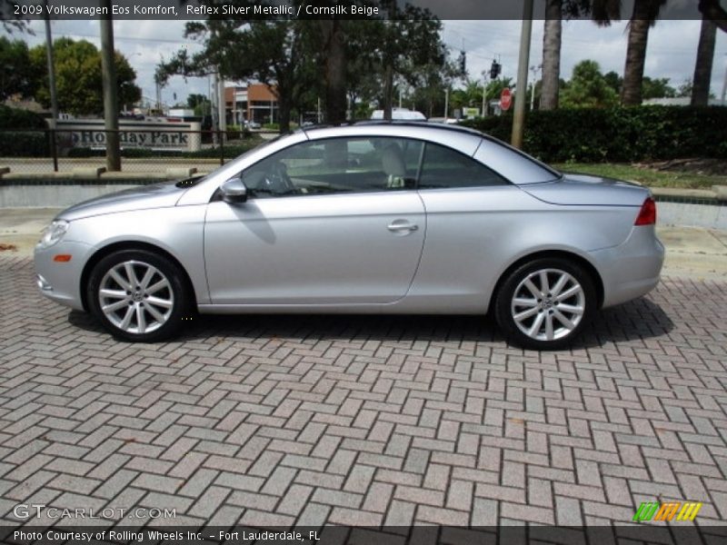 Reflex Silver Metallic / Cornsilk Beige 2009 Volkswagen Eos Komfort