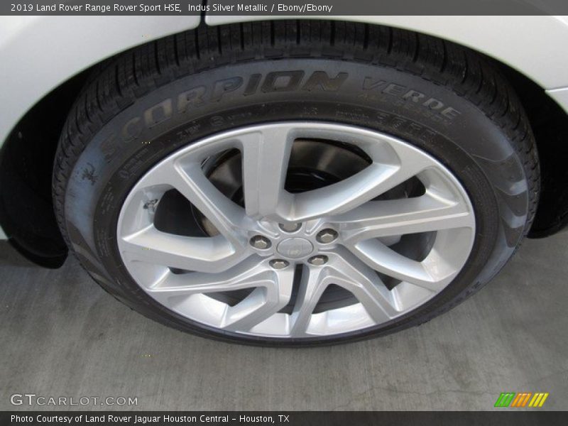 Indus Silver Metallic / Ebony/Ebony 2019 Land Rover Range Rover Sport HSE