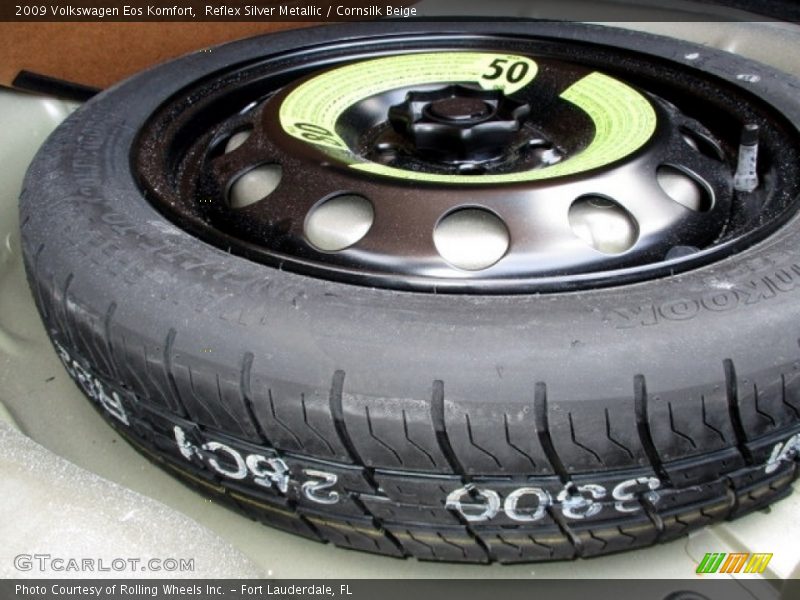 Reflex Silver Metallic / Cornsilk Beige 2009 Volkswagen Eos Komfort