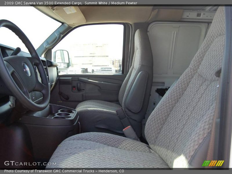 Summit White / Medium Pewter 2009 GMC Savana Van 3500 Extended Cargo