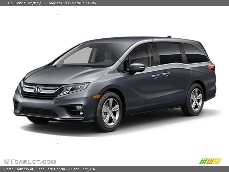 Modern Steel Metallic / Gray 2019 Honda Odyssey EX