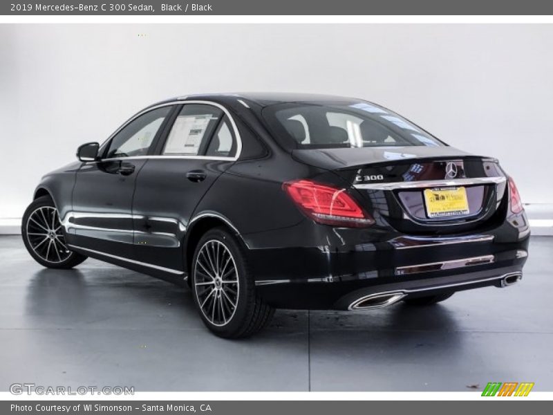 Black / Black 2019 Mercedes-Benz C 300 Sedan