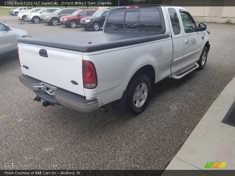 Oxford White / Dark Graphite 2002 Ford F150 XLT SuperCab