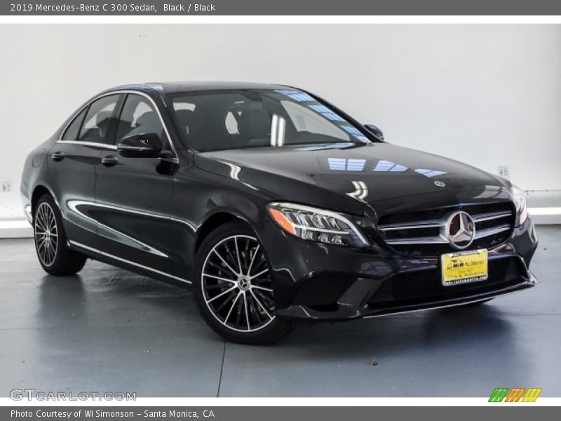 Black / Black 2019 Mercedes-Benz C 300 Sedan