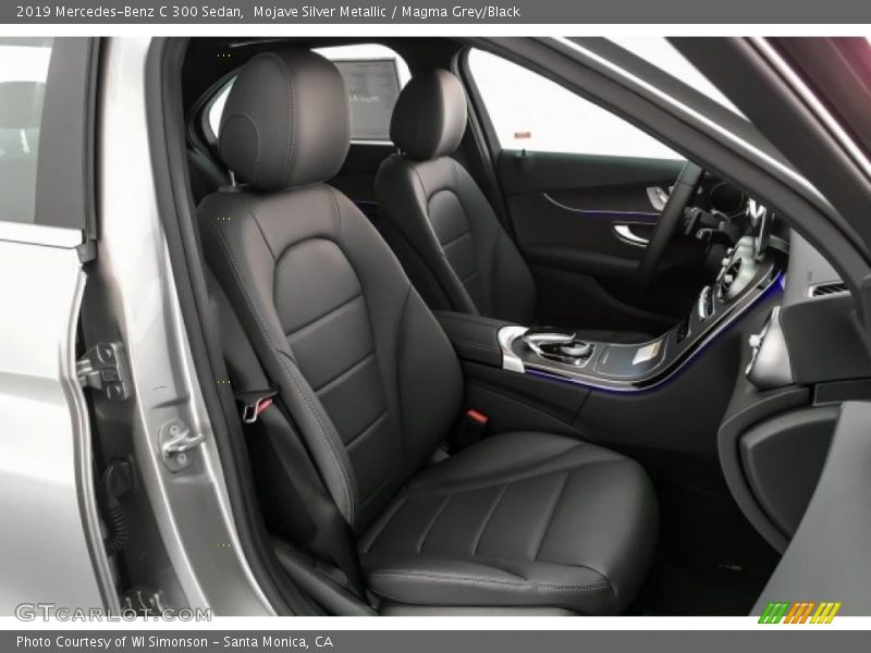 Mojave Silver Metallic / Magma Grey/Black 2019 Mercedes-Benz C 300 Sedan