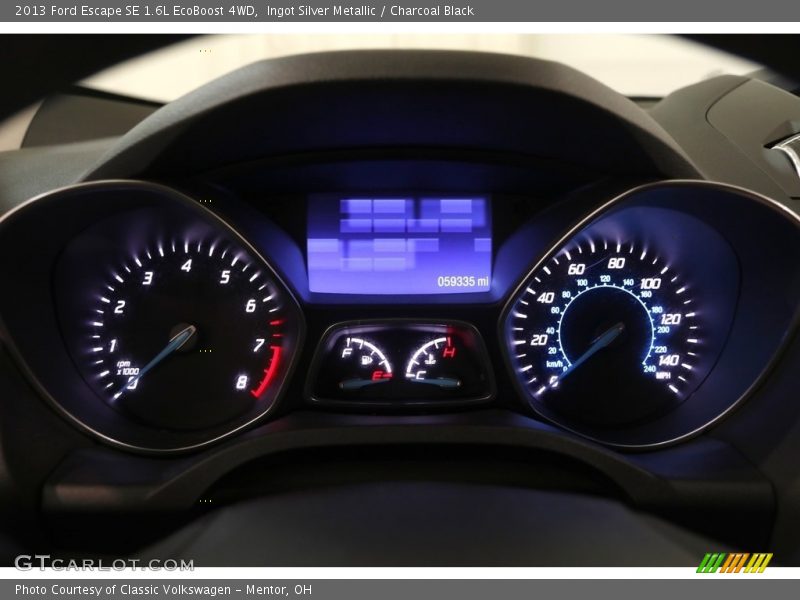 Ingot Silver Metallic / Charcoal Black 2013 Ford Escape SE 1.6L EcoBoost 4WD