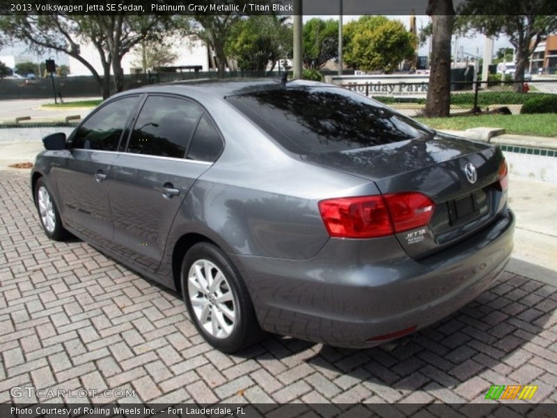 Platinum Gray Metallic / Titan Black 2013 Volkswagen Jetta SE Sedan